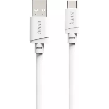 Hama USB-A to USB-C kaabel, 2 m, valge