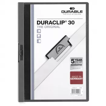 DURABLE DURACLIP 30 A4 klamberkaust sinine