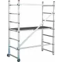 KRAUSE CORDA tellingumini kõrgus 3m alumiiniumist mobiilne tellingutorn 4 pöördrattaga, platvorm 1500x600mm, koormusklass 2, EN 1004