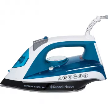Russell Hobbs Supreme Steam Pro 23971-56 Aurutriikraud 2600W Must Sinine Hall Valge