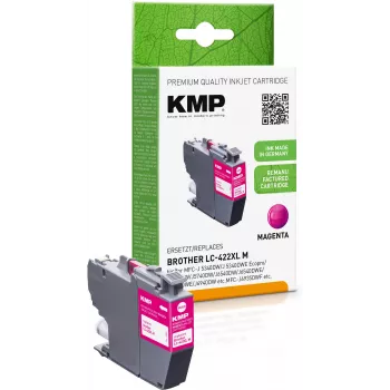 KMP taastootud magenta tindikassett Brother MFC-J5340DW jaoks (LC422XLM, 1500 lehekülge)