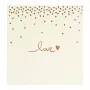 Goldbuch Raining Hearts Beež fotoalbum, 60 valget lehte, kõva köide, PU-kate, 31x30 cm