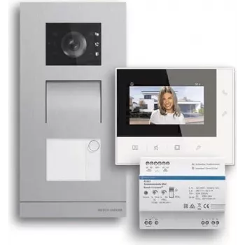 ABB Welcome Basic 2-juhtmeline videokõnekomplekt ühepereelamutele, 7 inch sisejaam, pindpaigaldusega välijaam