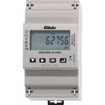 Eltako DSZ16DE-3x100A Kolmefaasiline energiaarvesti, otsemõõtmine, kalibreerimata, 100 A
