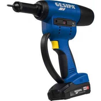 Gesipa FireBird Pro juhtmeta pime neetmutri seadistustööriist, 18V CAS, 15 kN, koos 2.0Ah akuga, laadija, L-BOXX