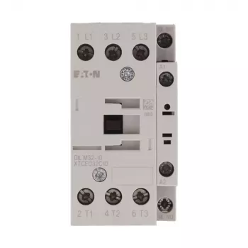 Eaton DILM32-10 jõukontaktor, 3-pooluseline, 32 A, 230 V AC 50 Hz / 240 V AC 60 Hz mähis, 1 NO abikontakt