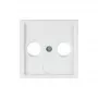 Berker 12036089 Keskmine plaat 2- ja 3-auguliste antennipistikupesade jaoks, Polar White