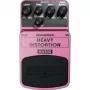 Behringer HD300 Heavy Distortion efekti pedaal elektrikitarridele - ülikompaktne, 9V DC, puhverdatud bypass, must
