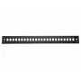 EQUIP 19 inch Patch Panel 24x LC-Duplex SC-Simplex, teras, must - 1U riiulimoodul