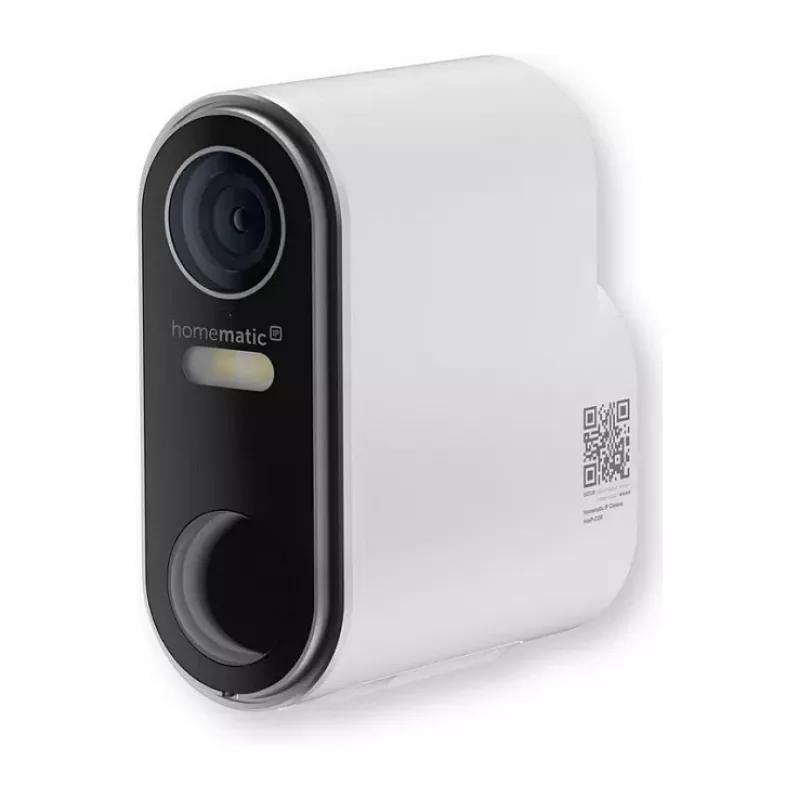 Homematic IP akutoitega välikaamera (HmIP-COR) – 3MP, WLAN, valge/must