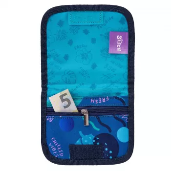 McNeill Disney Stitch rinnakott sinine - laste kaelakott lukuga ja Velcro taskutega