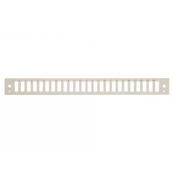 EQUIP 337103 19-tolline 1U fiiberoptiline jaotuspaneel, 24x SC-Duplex, teras, hall