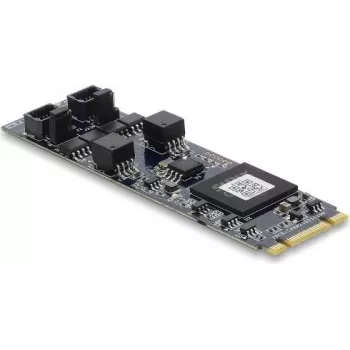 DELOCK CAN 2.0 / CAN FD liidesekaart PCIe M.2 Key B+M, 2 x D-Sub 9 pin, kuni 8 Mbps, isoleeritud ja ülepingekaitsega