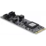 DELOCK CAN 2.0 / CAN FD liidesekaart PCIe M.2 Key B+M, 2 x D-Sub 9 pin, kuni 8 Mbps, isoleeritud ja ülepingekaitsega