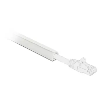 Delock isekleepuv kaablikanal libiseva kaanega 25 x 10 mm, 1 m, 5-pakk, valge