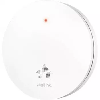 LogiLink SC0019 Ultra-flat suitsuandur, 10-aastane aku, VdS-sertifikaat, valge