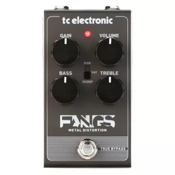 TC Electronic Fangs Metal Distortion Pedal for Electric Guitar