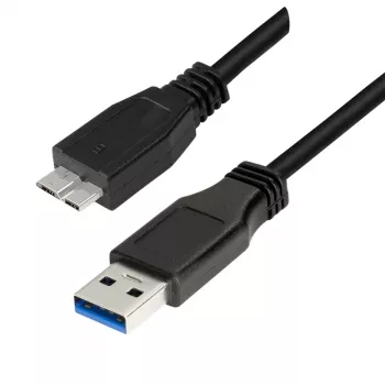 LogiLink USB 2.0 Micro-B kaabel, 2 m, must