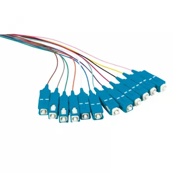 LogiLink Fiiberpatsi komplekt 12 x SC OS2 2m, värviline, sinine konnektor