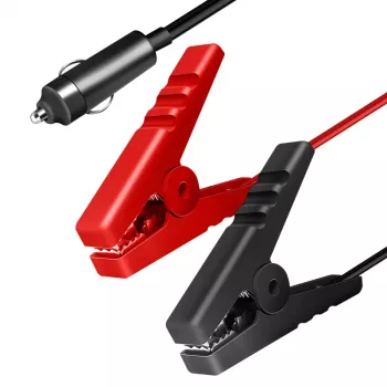 LogiLink CP0400 12V DC toiteadapteri kaabel sigaretisüütaja pistiku ja krokodillklambritega, 2m, 10A, must/punane