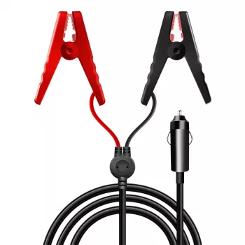 LogiLink CP0400 12V DC toiteadapteri kaabel sigaretisüütaja pistiku ja krokodillklambritega, 2m, 10A, must/punane