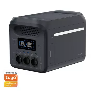 LogiLink PPS1800 kaasaskantav elektrijaam, 1800 W, LiFePO4, Tuya-ühilduv