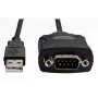 Fujitsu USB-sarjaadapteri kaabel, RS-232 DB9, 128 Kbps, 1,8 m, must