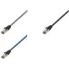 LogiLink Cat 8.1 S/FTP Patch-kaabel, RJ-45 isane kuni RJ-45 isane, 3 m, 40 Gbps, 2000 MHz, halogeenivaba, helehall RAL 7035