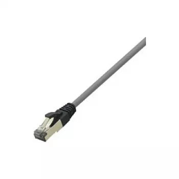 LogiLink Cat 8.1 S/FTP Patch-kaabel, RJ-45 isane kuni RJ-45 isane, 3 m, 40 Gbps, 2000 MHz, halogeenivaba, helehall RAL 7035