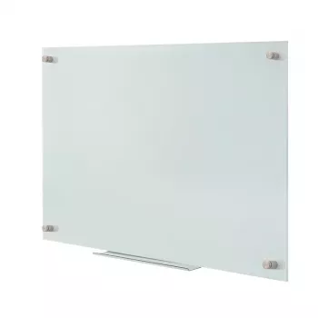 LogiLink Artverum klaasist kuivkustutatav tahvel, seinale kinnitatav, magnetiline, 60x45cm, raamita, karastatud turvaklaas, üli valge, TÜV/GS sertifitseeritud