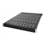 LogiLink 19 inch reguleeritav riiul rackidele, 1U, 600mm sügavus, must (SF0600B)
