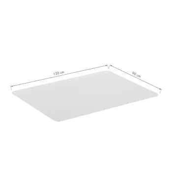 LogiLink põrandakaitse matt 120 x 90 cm ülimalt pehme läbipaistev kõvadele põrandatele