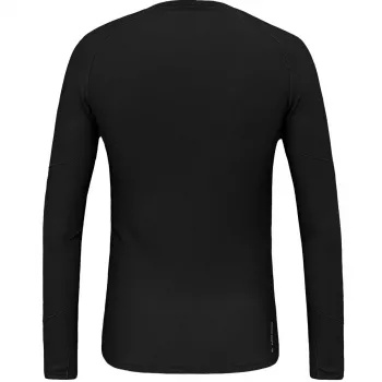 Salewa Cristallo Warm Amr L/S Tee meeste Alpine Merino aluskiht - Black Out