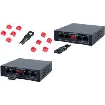 LogiLink RJ45 pordiblokeerija komplekt võtmega, 10 lukku, sinine