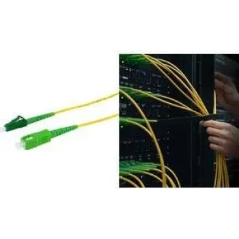LogiLink FPSLS40 OS2 Single-mode kiudoptiline patch-kaabel, SC-LC simplex, 40 m, kollane, LSZH
