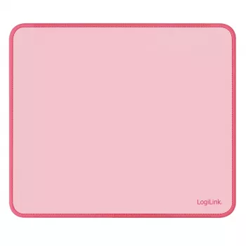 LogiLink hiirematt 220 x 250 mm roosa - riidest pind, libisemiskindel kummipõhi