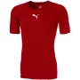 Puma LIGA aluskiht lühikeste varrukatega meeste T-särk punane, suurus S