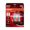 OSRAM NIGHT BREAKER LASER H11 Halogeenlamp Kahekomplekt 12V 55W PGJ19-2, kuni 150% heledam, 150m pikem valgusvihk, 3900K