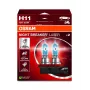 OSRAM NIGHT BREAKER LASER H11 Halogeenlamp Kahekomplekt 12V 55W PGJ19-2, kuni 150% heledam, 150m pikem valgusvihk, 3900K