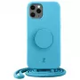 Just Elegance JE PopGrip ümbris iPhone 11 Pro 5,8 tolli sinine/akvamariin