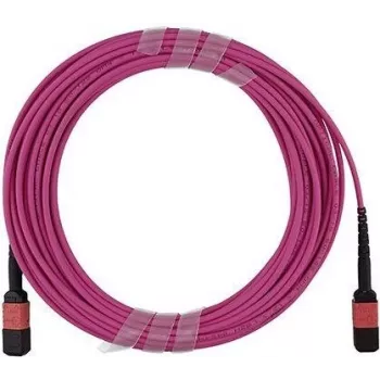 BlueOptics MPO/UPC kuni MPO/UPC OM4 Multimode Fiibertrümpelkaabel, 12 kiudu, tüüp B polaarsus, 5m, LSZH, Infortrend ühilduv