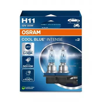 OSRAM Pirn (2-pakk) H11 12V 55W PGJ19-2 Cool Blue Intense NextGen 5000K