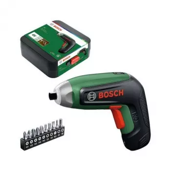 BOSCH IXO 8 3.6V juhtmeta kruvikeeraja USB-C laadimise ja 10 otsikuga
