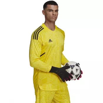 adidas Condivo 22 meeste pikkade varrukatega väravavahi särk Solar Yellow
