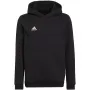 adidas Entrada 22 Kapuutsiga dressipluus lastele must 128cm
