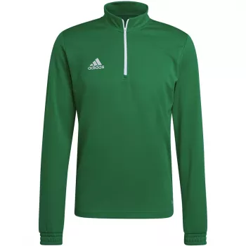 adidas Entrada 22 treeningpluus meeste Team Green poolpikk tõmblukuga dressipluus HI2129 M
