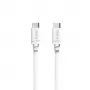 Hama USB-C to USB-C kaabel, 2 m, 60 W Power Delivery, valge