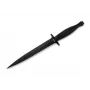 HT INSTRUMENTS H&T Commando pistodanuga 02HY002 - 420 roostevaba teras, fikseeritud tera, must kate, nahkkest