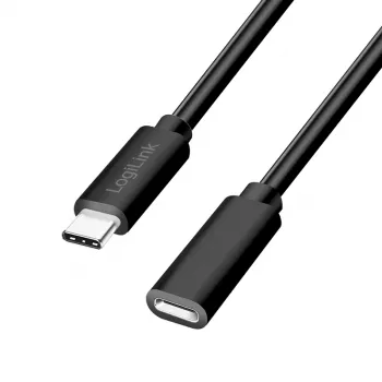 LogiLink CU0212 USB-C pikenduskaabel 3m 100W 10Gbps 4K60Hz must