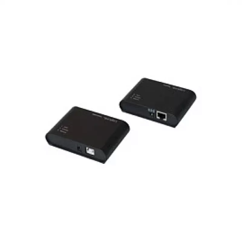 LogiLink USB 2.0 Cat.5 Extender 4 pordiga jaamaga, 50 m, must